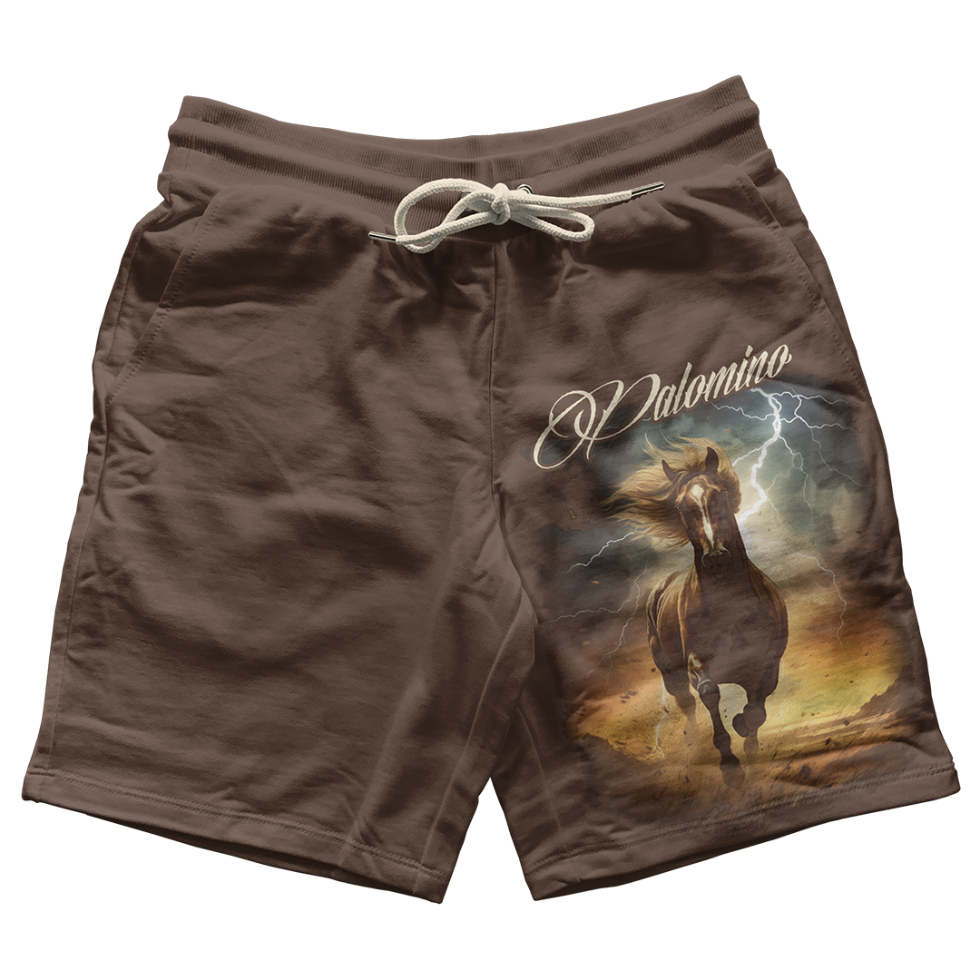 "Palomino 1 Horse" Jogger Shorts