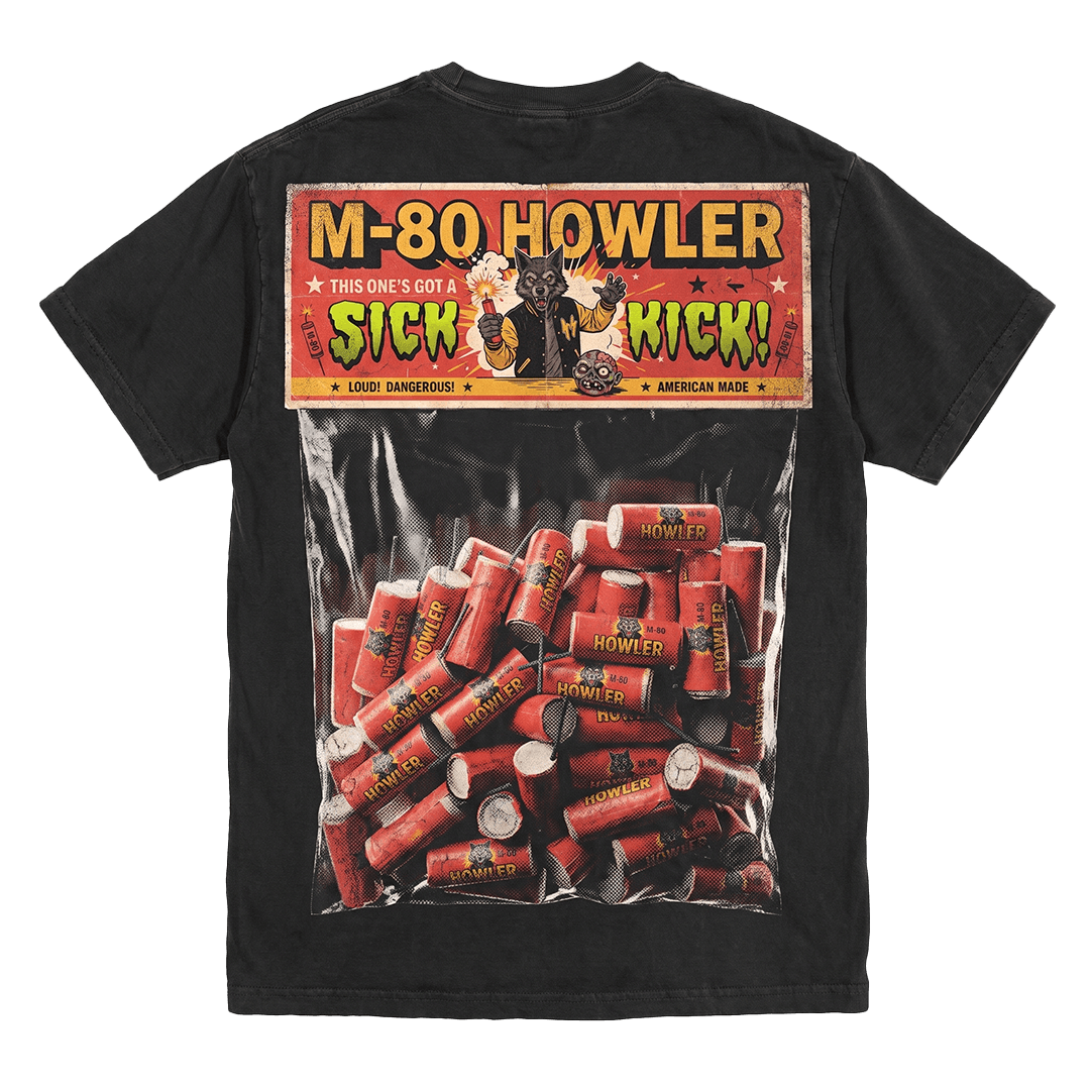 "M-80 Howler" | Vintage Style Pocket Tee