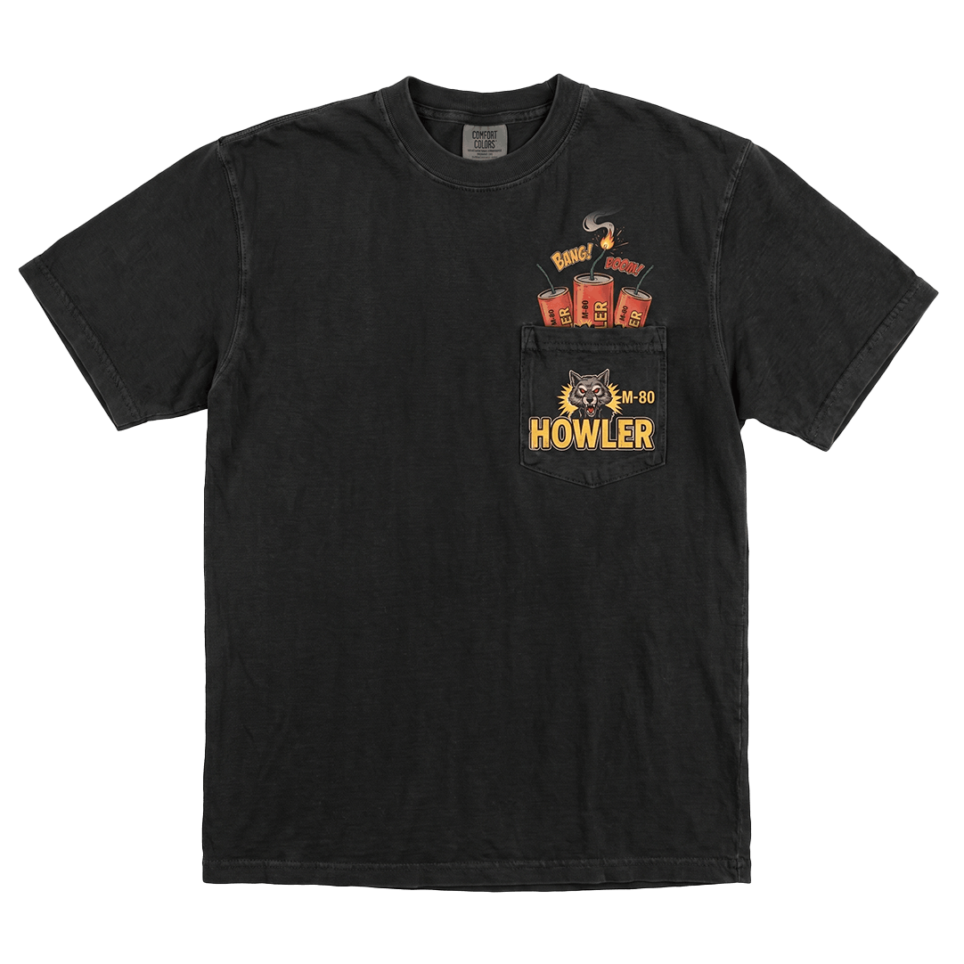 "M-80 Howler" | Vintage Style Pocket Tee