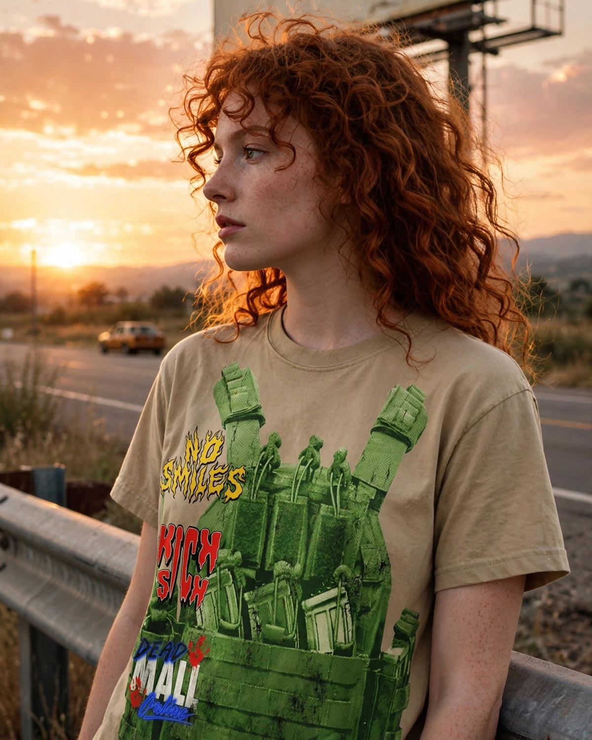 Magazines and Sponsors Vintage Style Tee - No Smiles