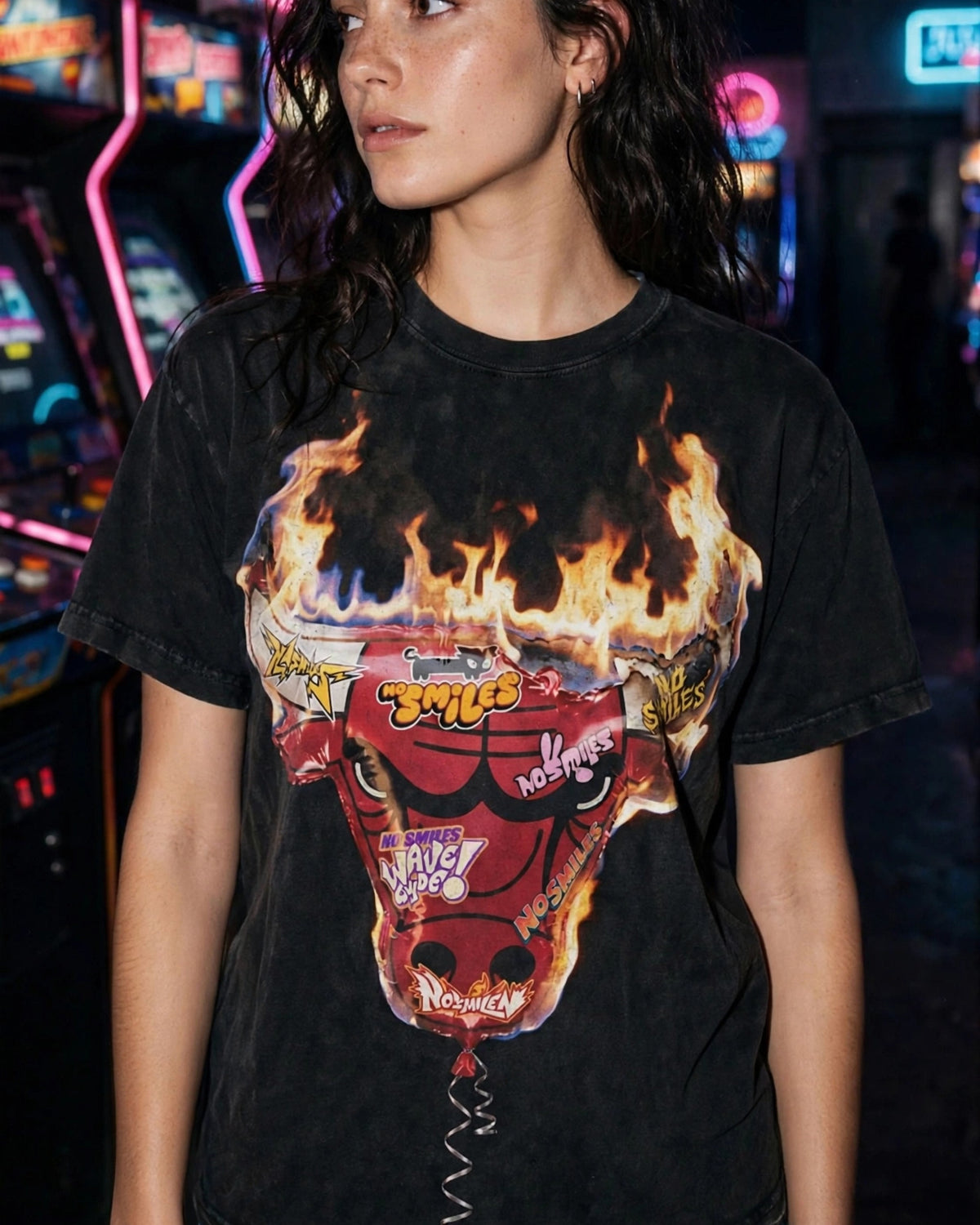 Raging Helium Bull TORO Vintage Style Tee - No Smiles