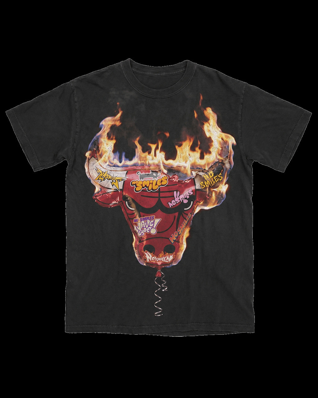Raging Helium Bull TORO Vintage Style Tee - No Smiles