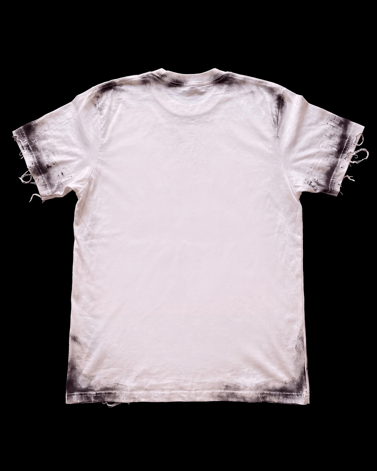 Mutated Smiles Heavy Distressed Vintage Style Tee - No Smiles