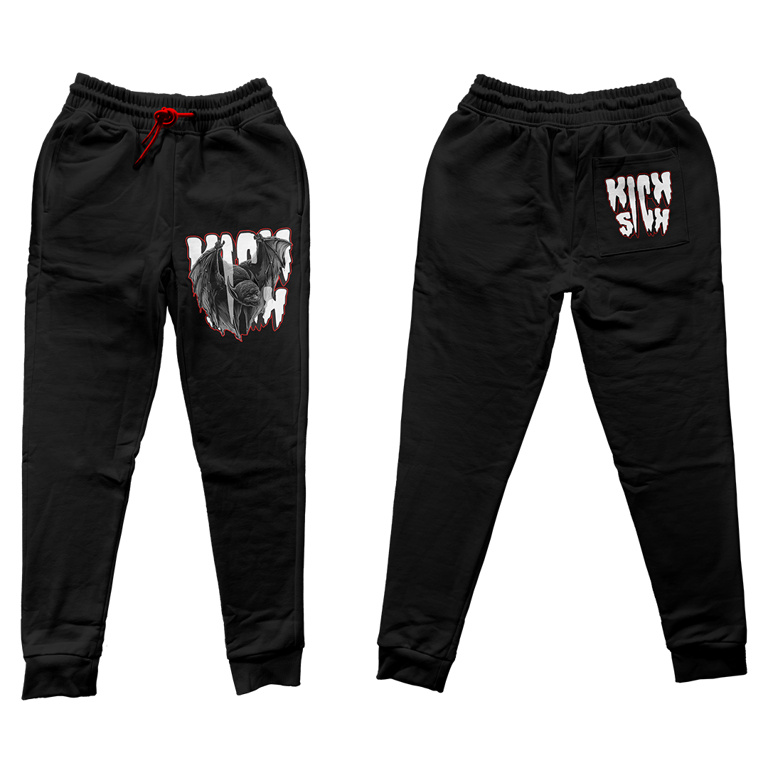 "Red Satin 1 Bat Keeper" Jogger Pants