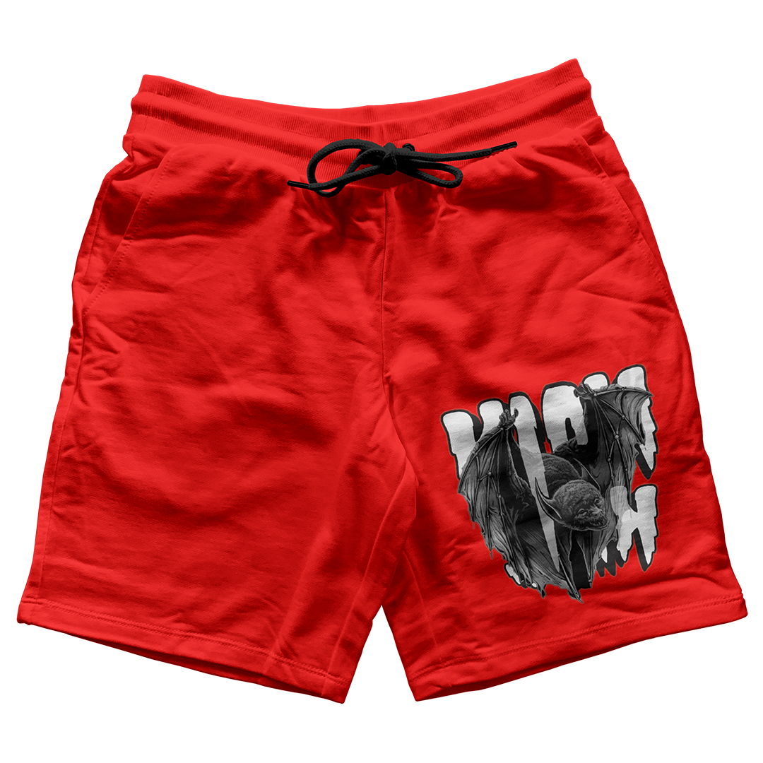 "Bred Reimagined 4 Bat Keeper" Jogger Shorts