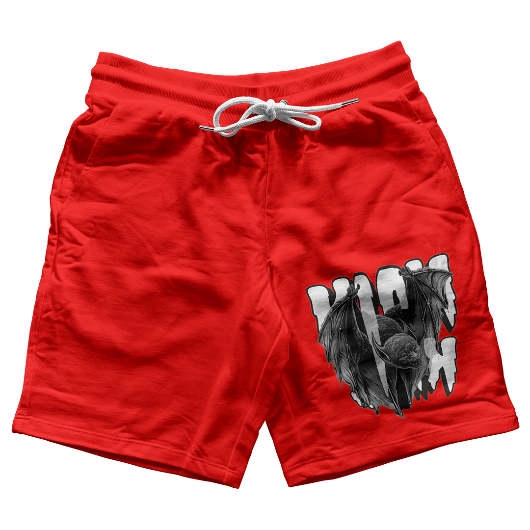 "Bred Reimagined 4 Bat Keeper" Jogger Shorts