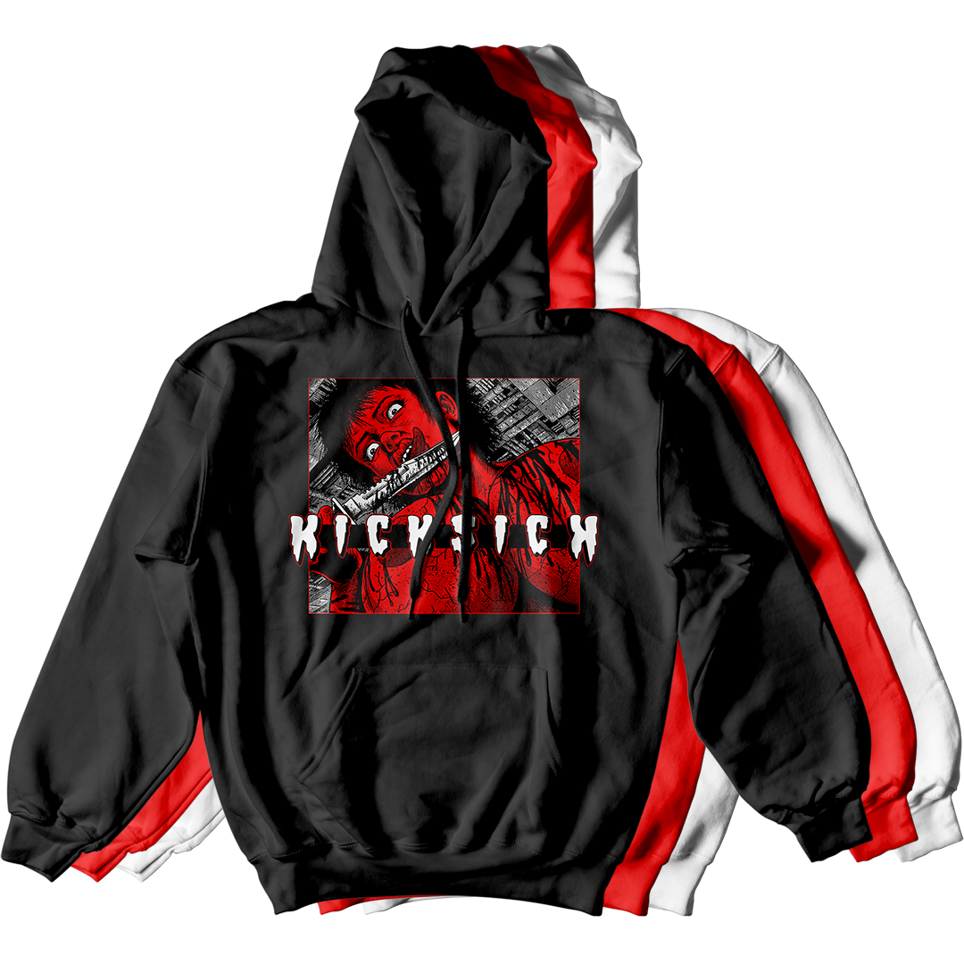 "Red Satin 1 Kill 4 Kicks" Hoodie