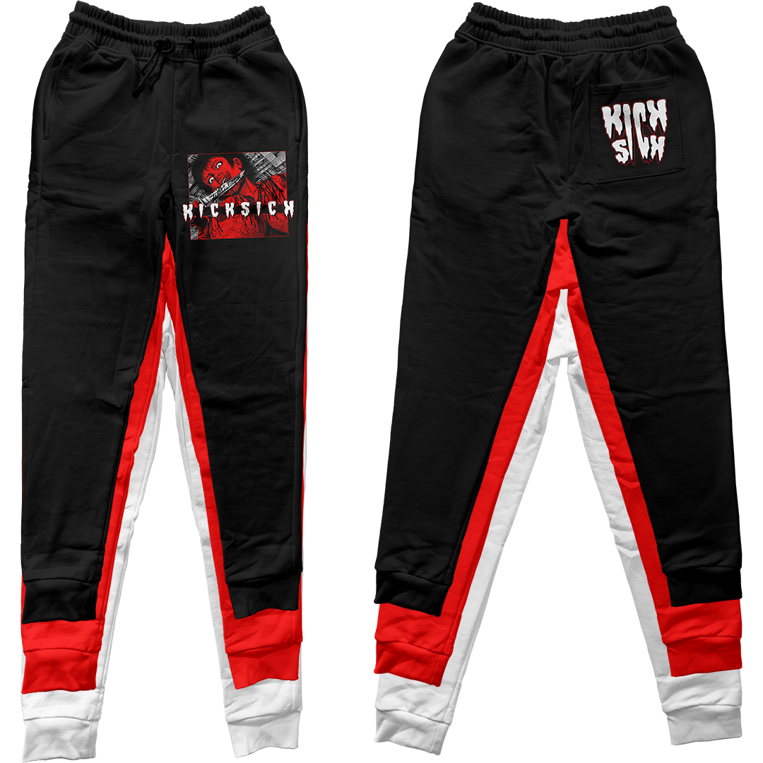 "Red Cement 4 Kill 4 Kicks" Jogger Pants