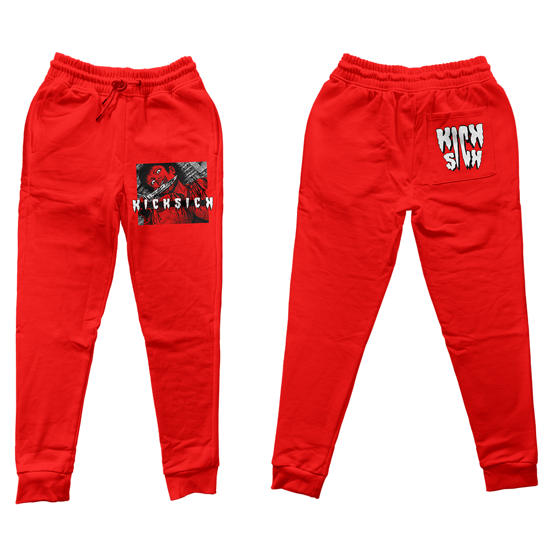 "Red Cement 4 Kill 4 Kicks" Jogger Pants