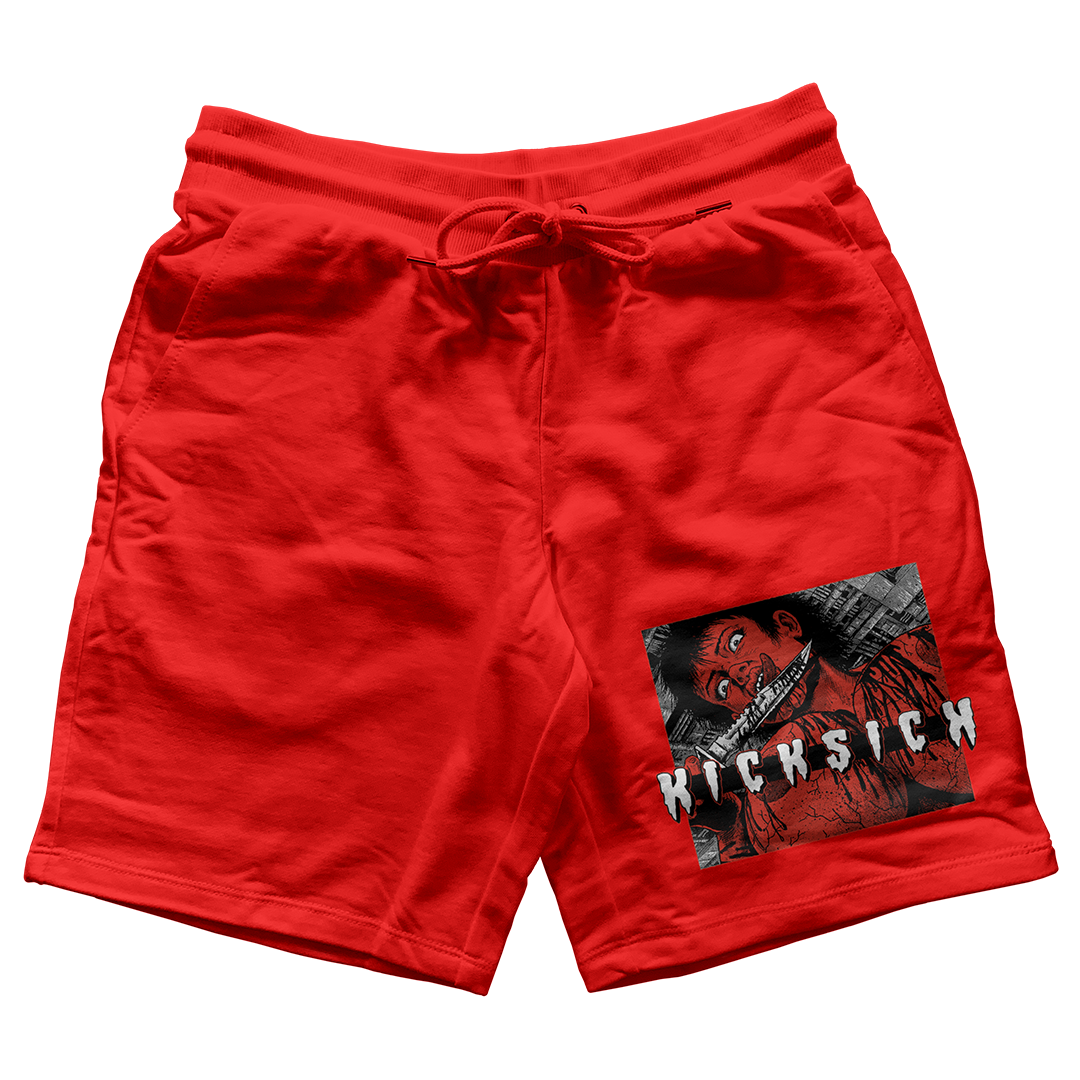 "Red Cement 4 Kill 4 Kicks" Jogger Shorts