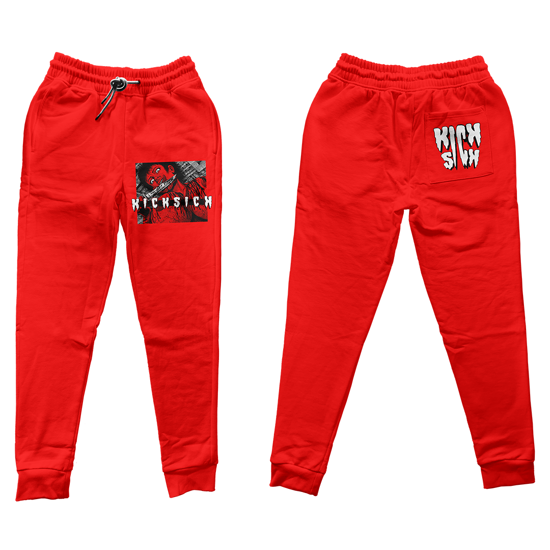 "Red Cement 4 Kill 4 Kicks" Jogger Pants