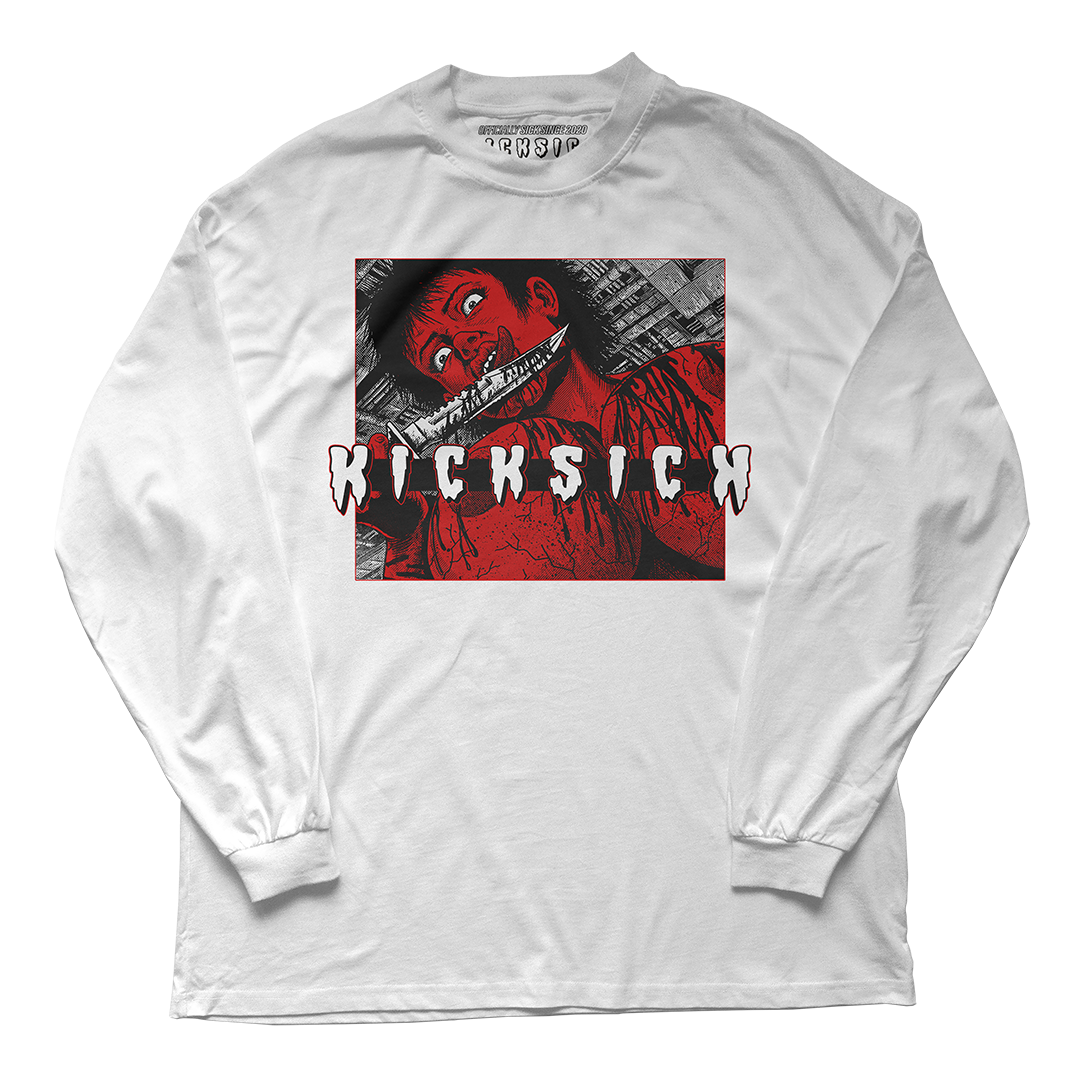 "Bred 4 Reimagined Kill 4 Kicks" Long Sleeve Tee