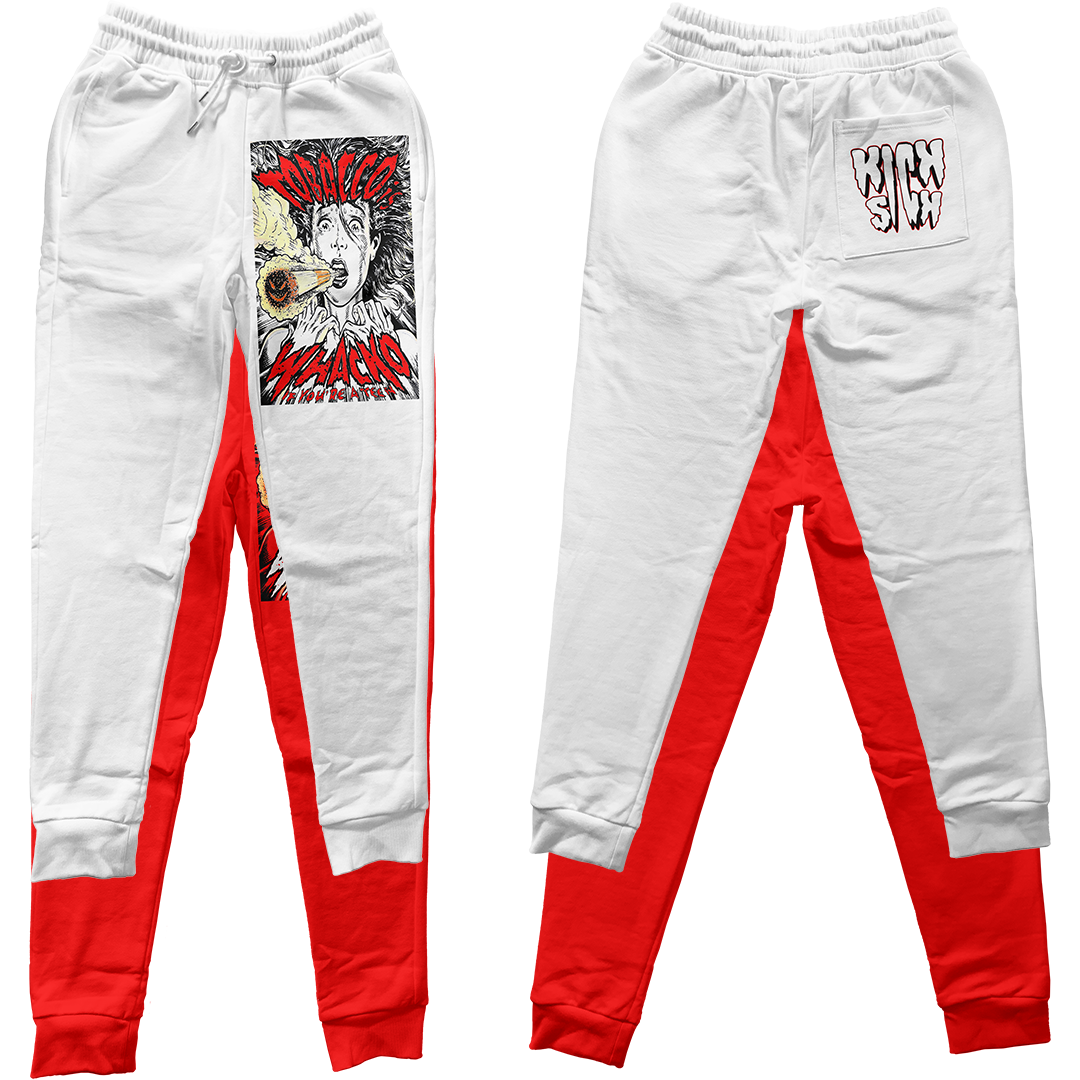 "Red Cement 4 Tobacco Whacko" Jogger Pants