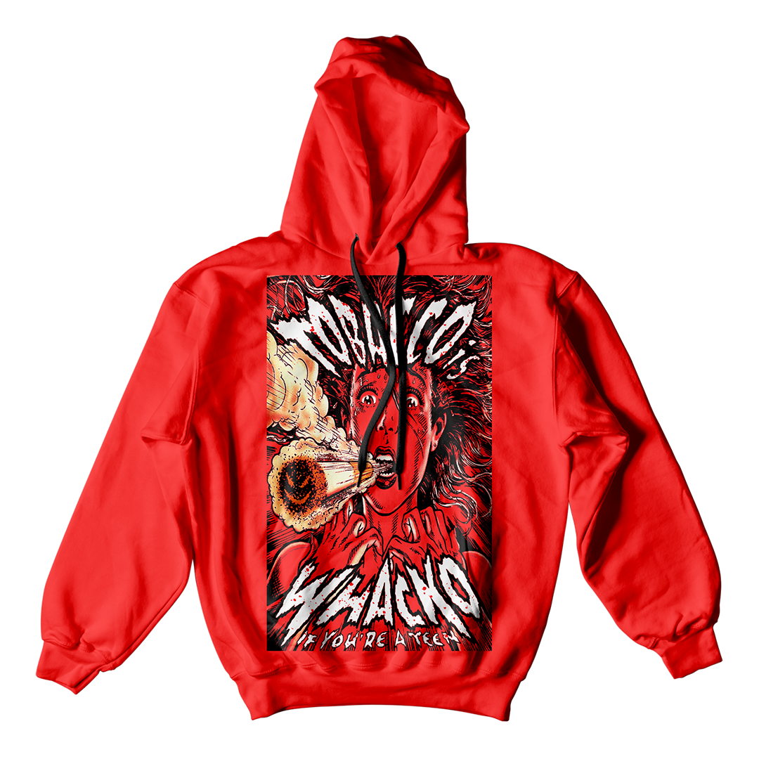 "Red Satin 1 Tobacco Whacko" Hoodie