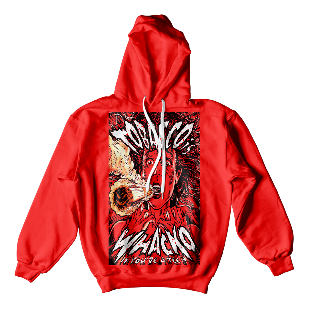 "Red Satin 1 Tobacco Whacko" Hoodie