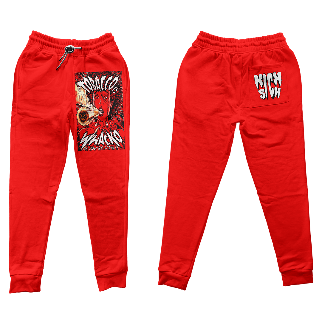 "Red Cement 4 Tobacco Whacko" Jogger Pants