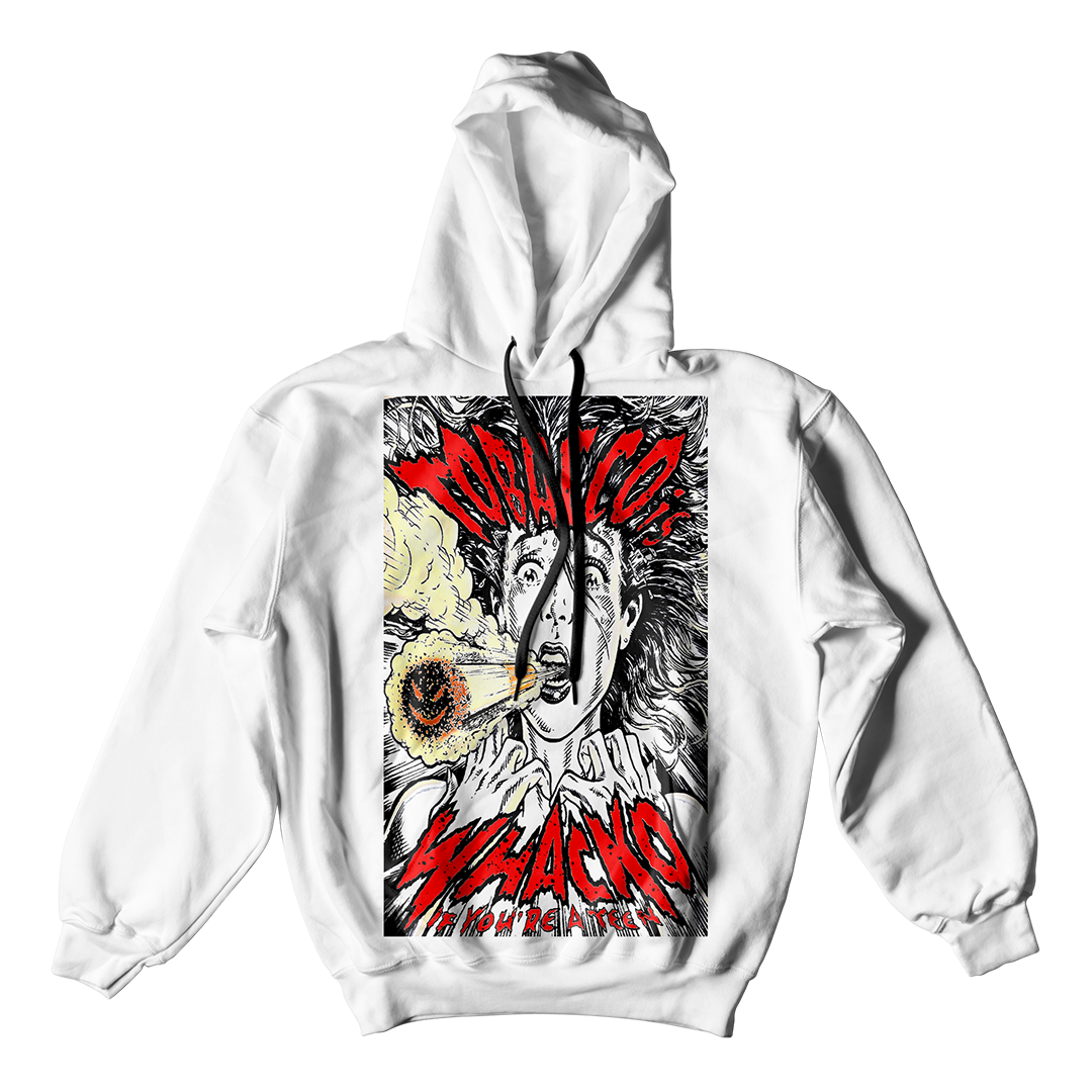 "Red Satin 1 Tobacco Whacko" Hoodie
