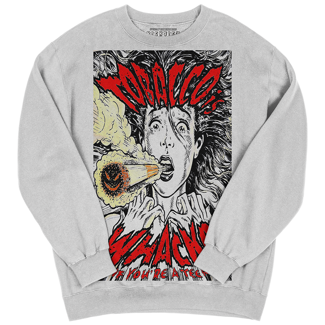 "Red Cement 4 Tobacco Whacko" Crewneck Sweatshirt