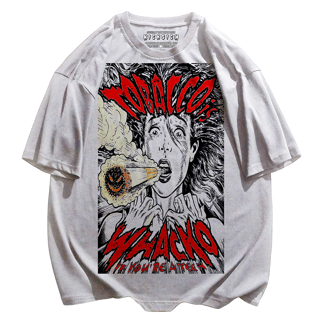"Red Satin 1 Tobacco Whacko" Tee