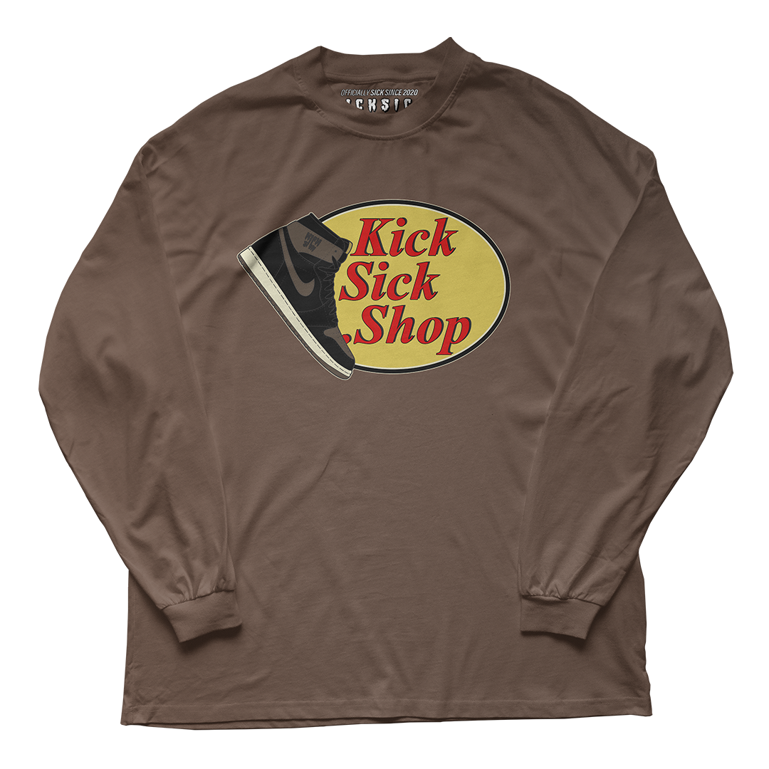 "Palomino 1 Kick Sick Shop" Long Sleeve Tee