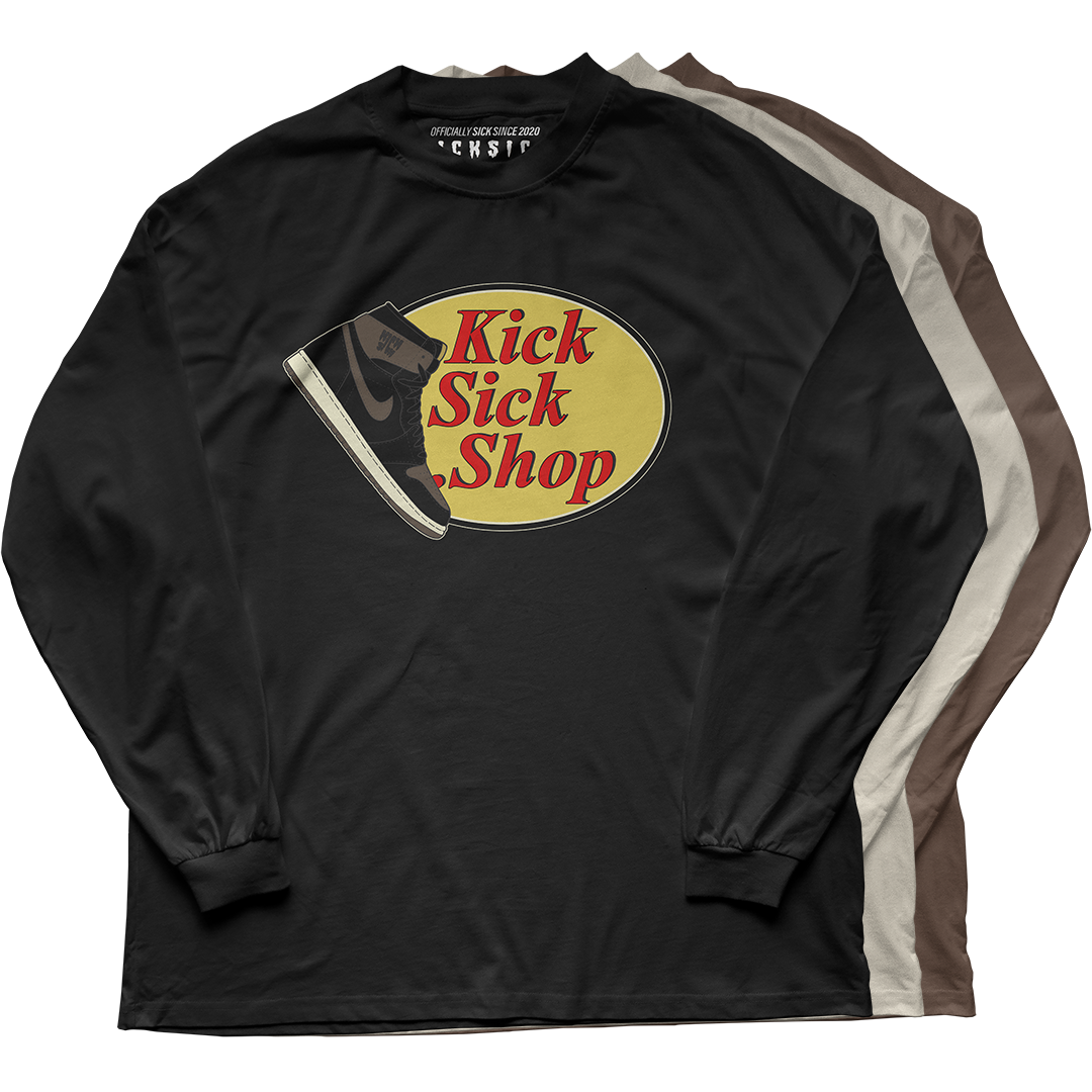 "Palomino 1 Kick Sick Shop" Long Sleeve Tee