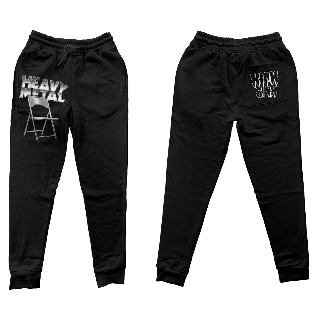 "Sail Black 2 Heavy Metal" Jogger Pants
