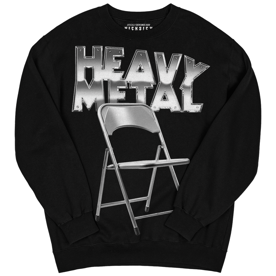 "Sail Black 2 Heavy Metal" Crewneck Sweatshirt