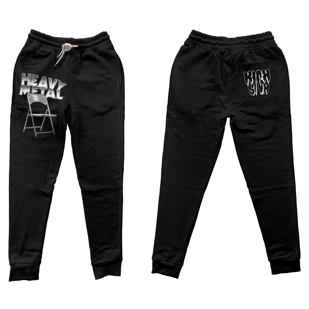 "Sail Black 2 Heavy Metal" Jogger Pants