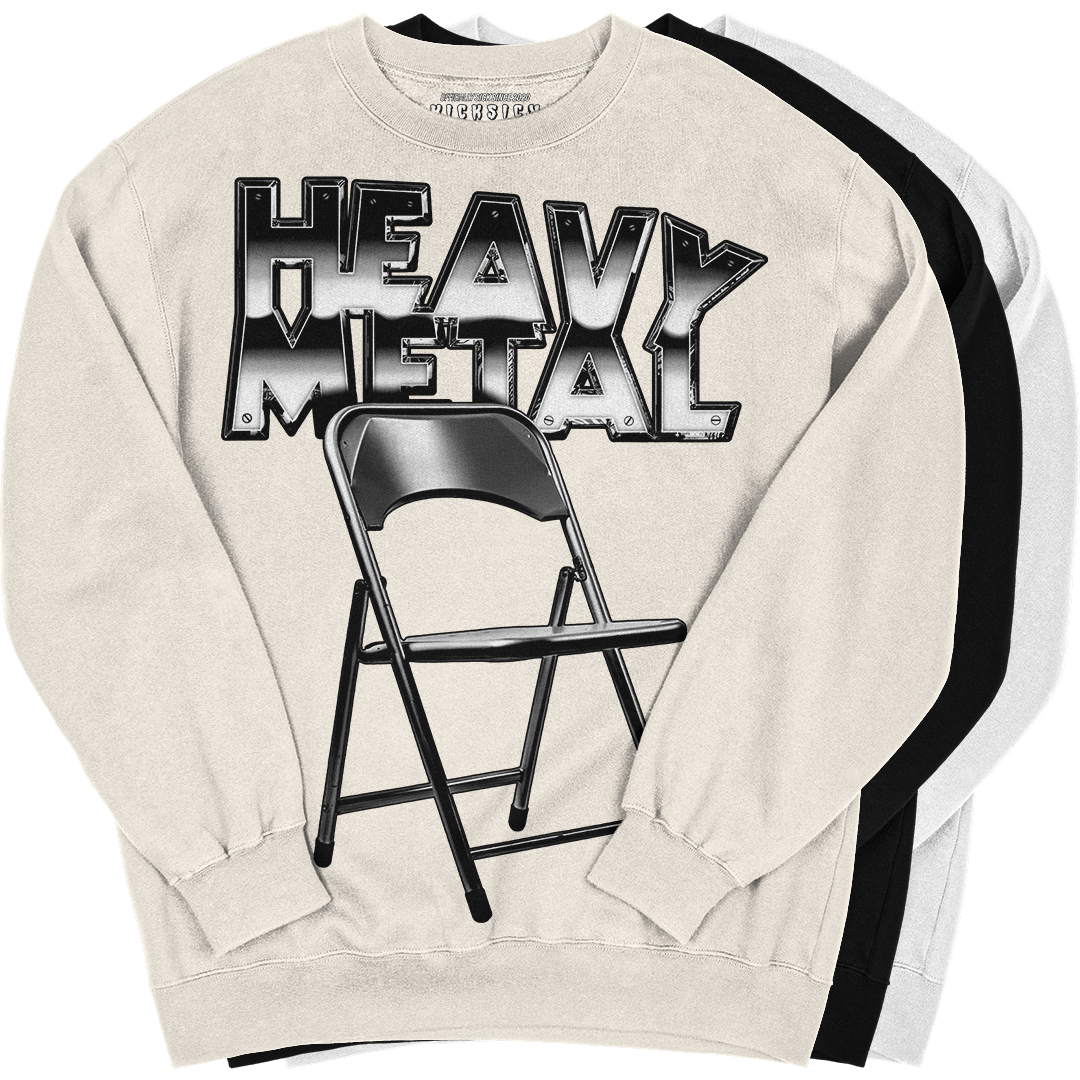 "Sail Black 2 Heavy Metal" Crewneck Sweatshirt