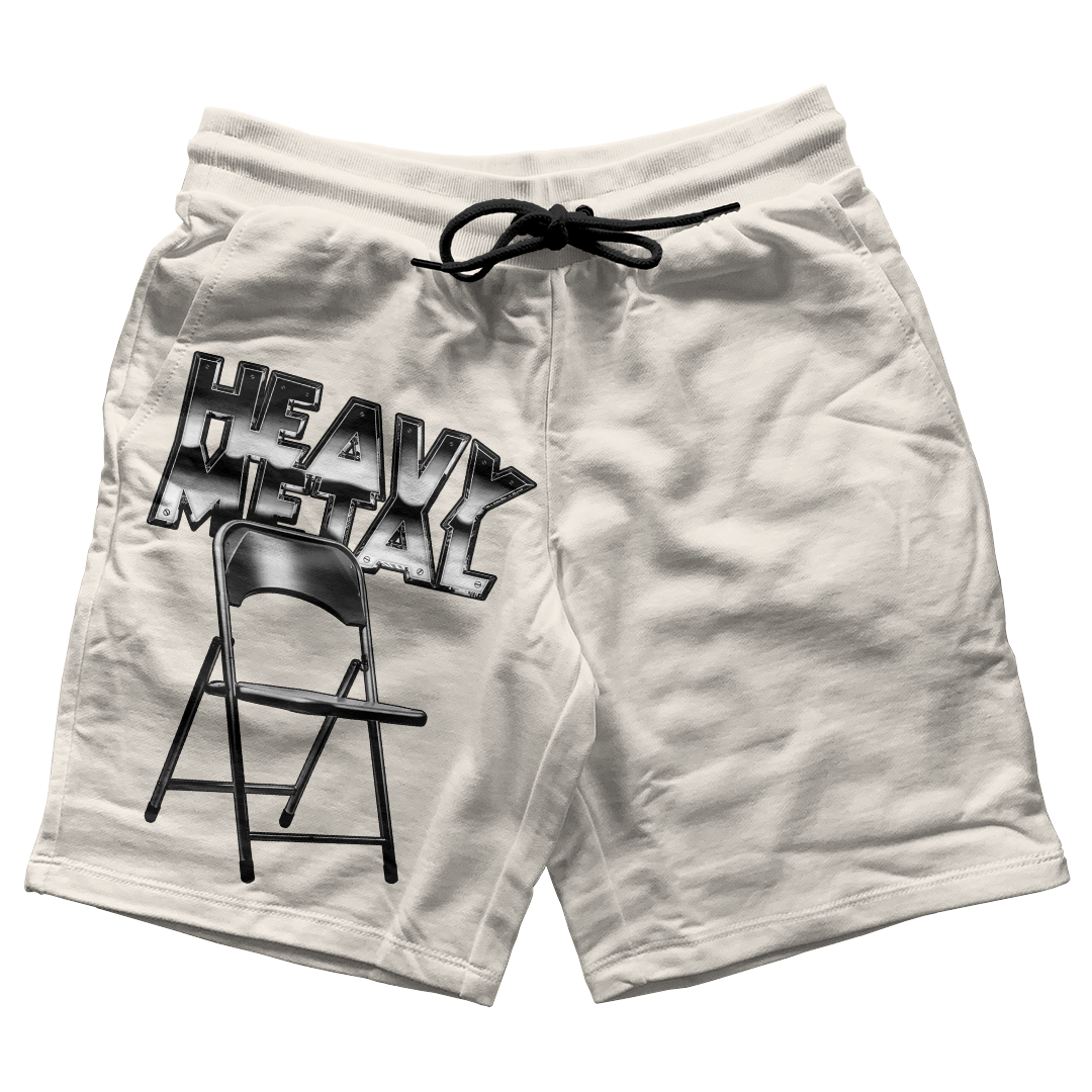 "Sail Black 2 Heavy Metal" Jogger Shorts