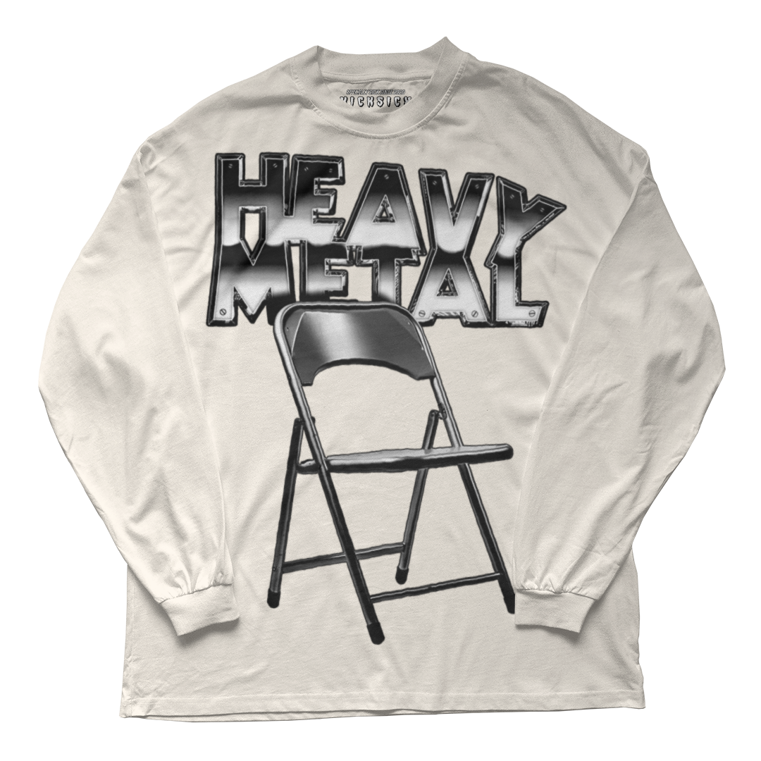 "Sail Black 2 Heavy Metal" Long Sleeve Tee