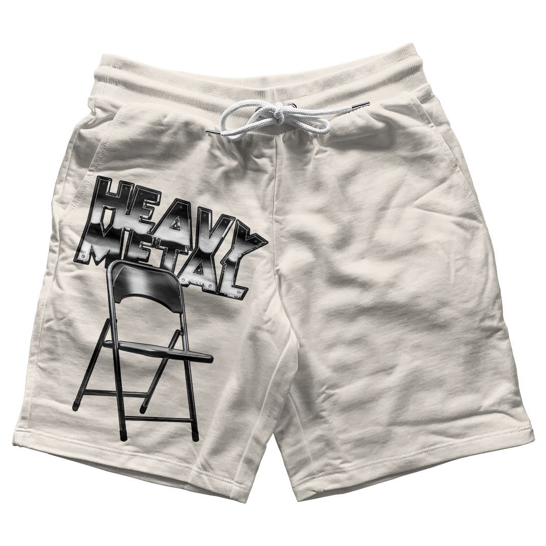 "Sail Black 2 Heavy Metal" Jogger Shorts