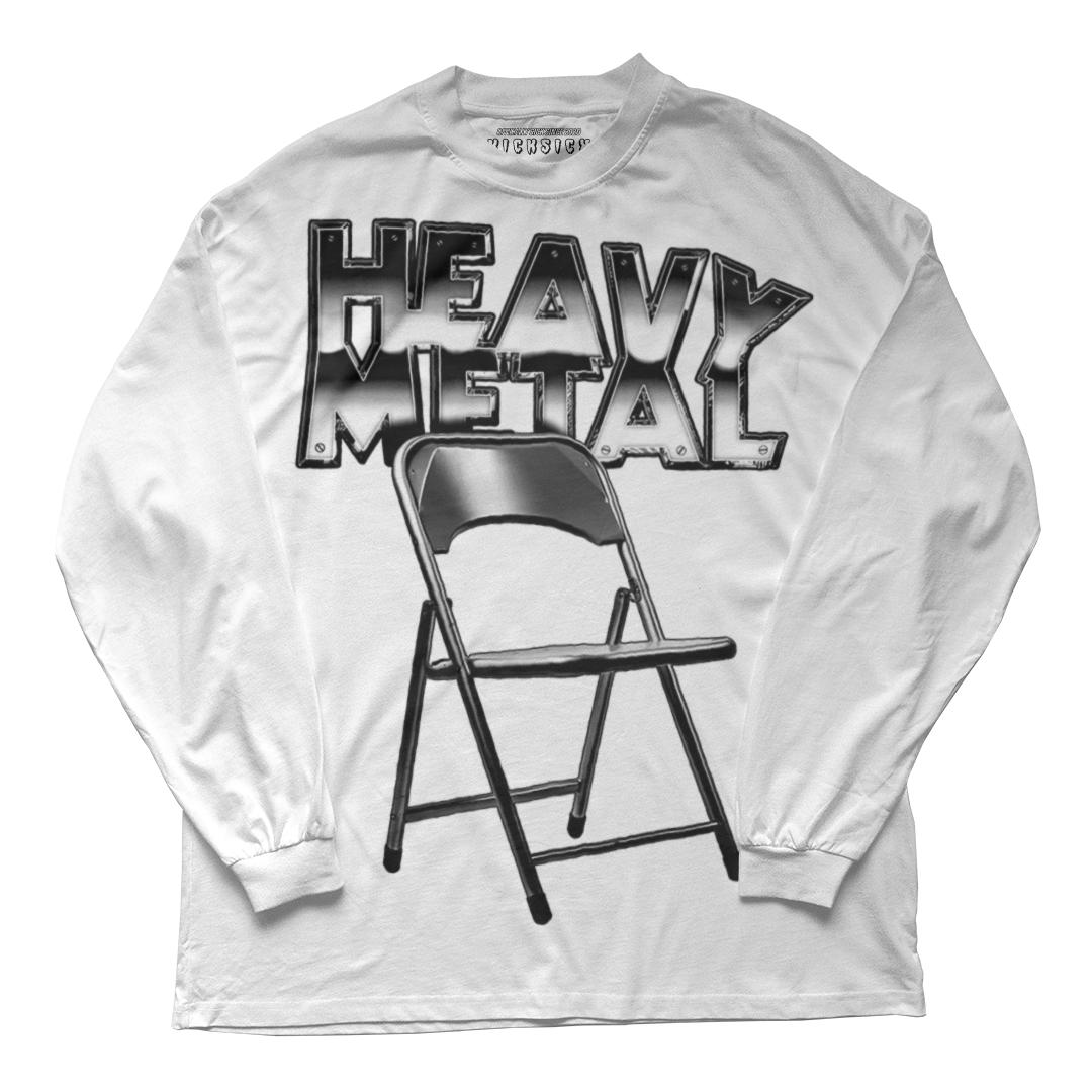 "Sail Black 2 Heavy Metal" Long Sleeve Tee