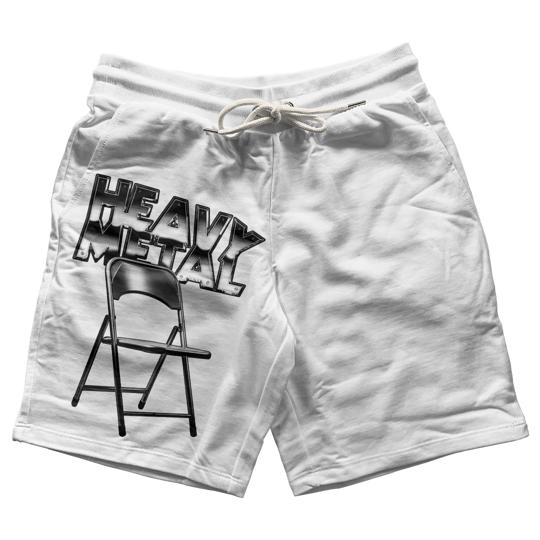 "Sail Black 2 Heavy Metal" Jogger Shorts