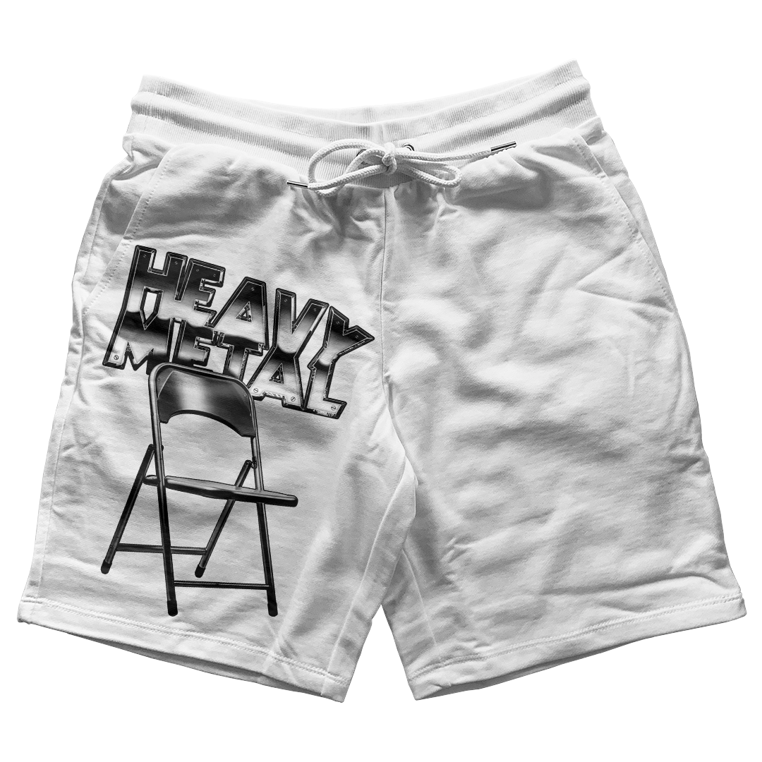 "Sail Black 2 Heavy Metal" Jogger Shorts