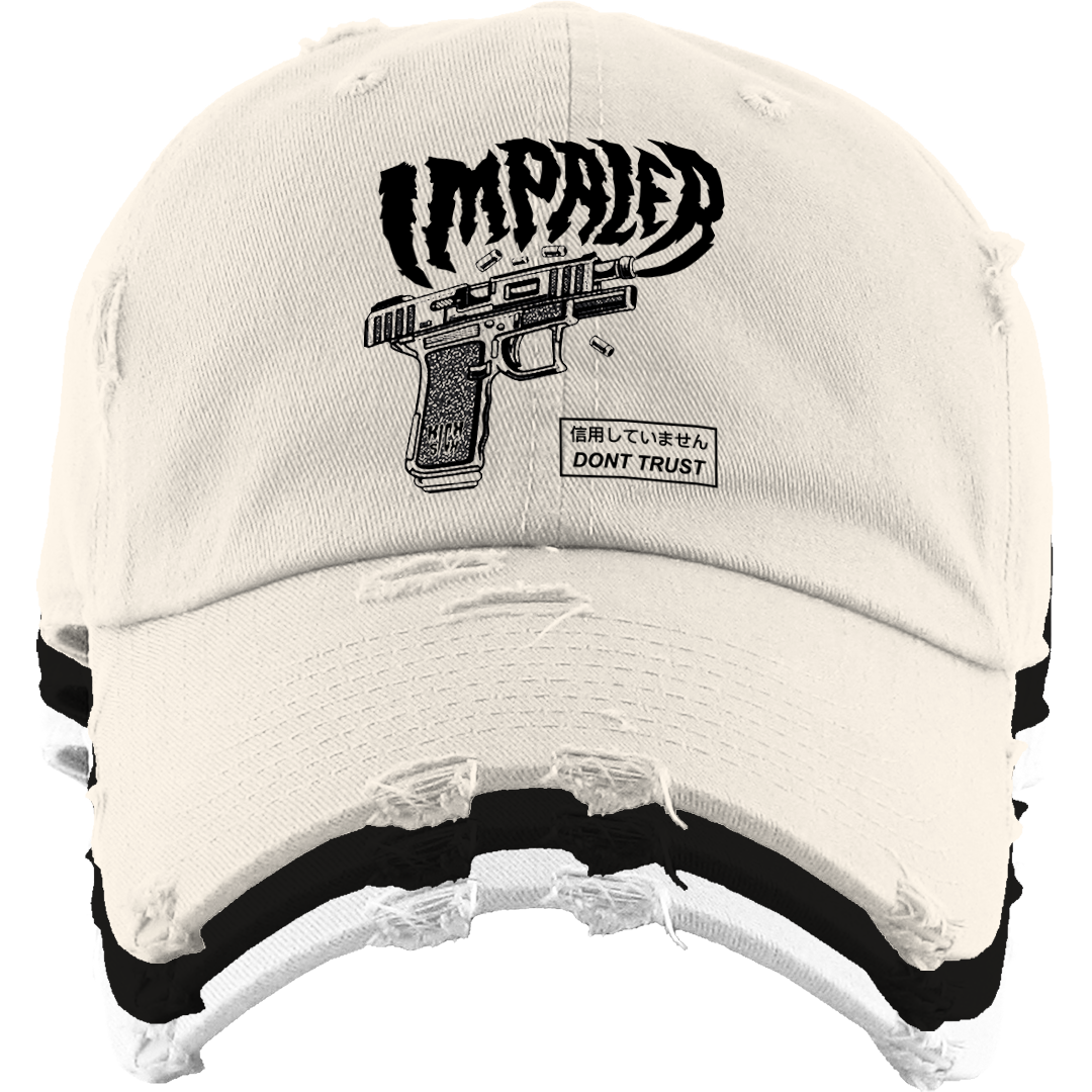 "Sail Black 2 Impaler" Distressed Dad Hat