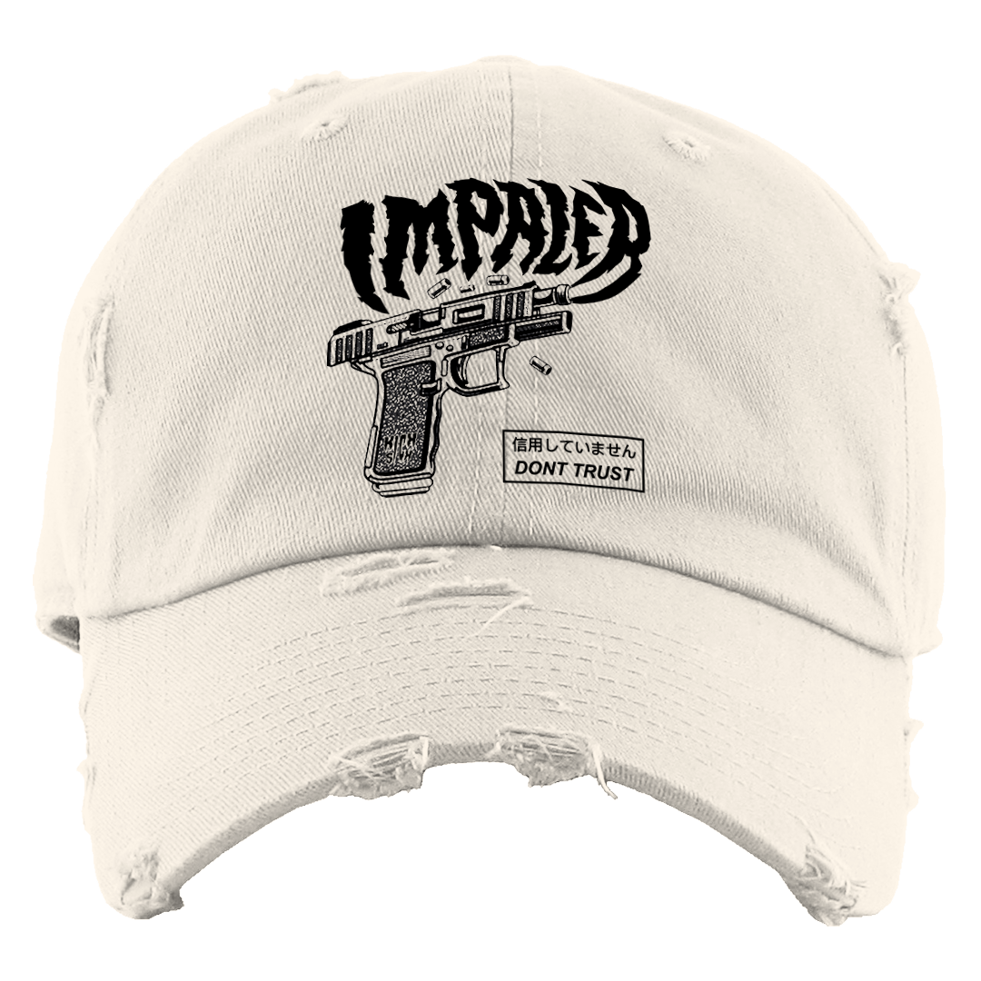 "Sail Black 2 Impaler" Distressed Dad Hat