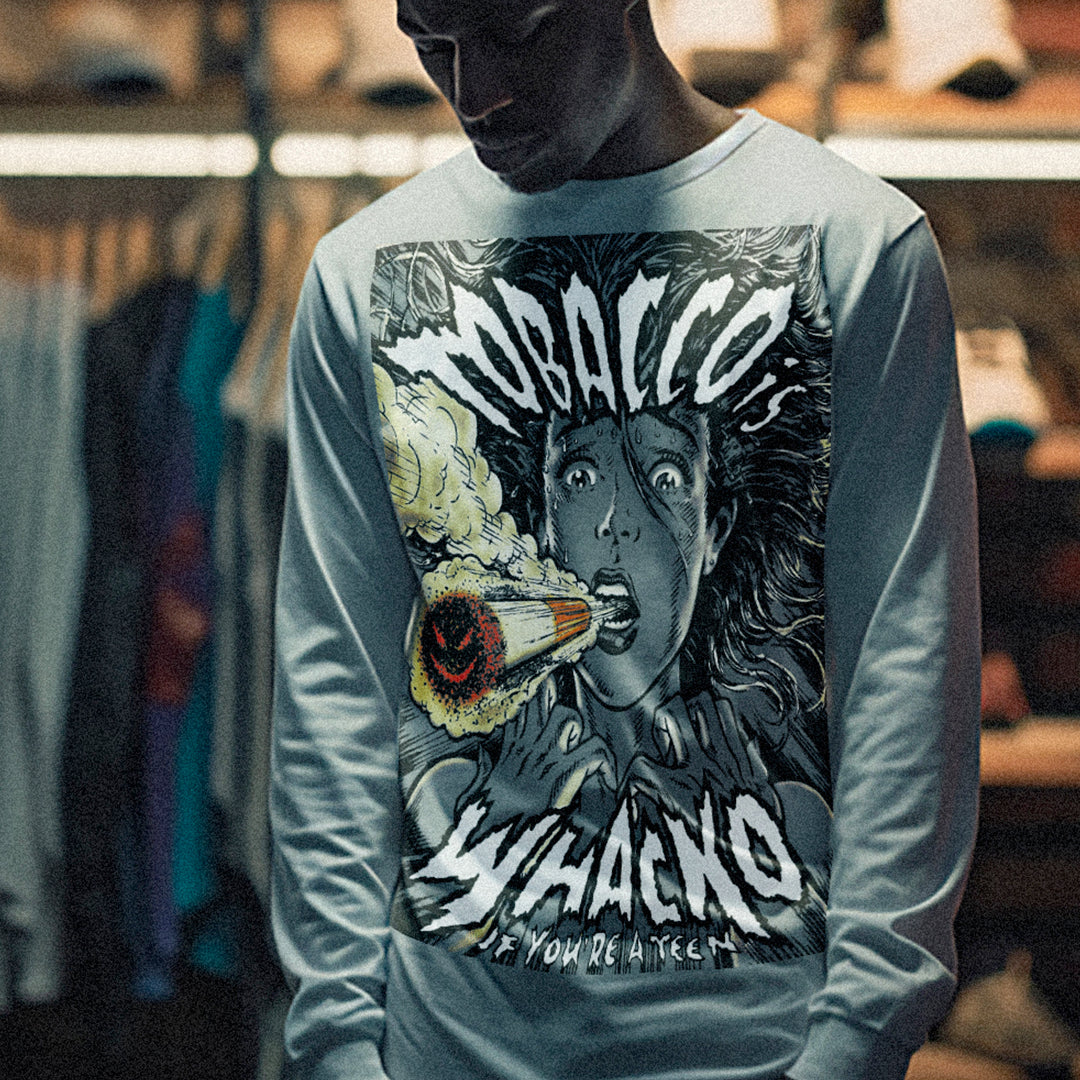 "Sail Black 2 Whacko Tobacco" Long Sleeve Tee