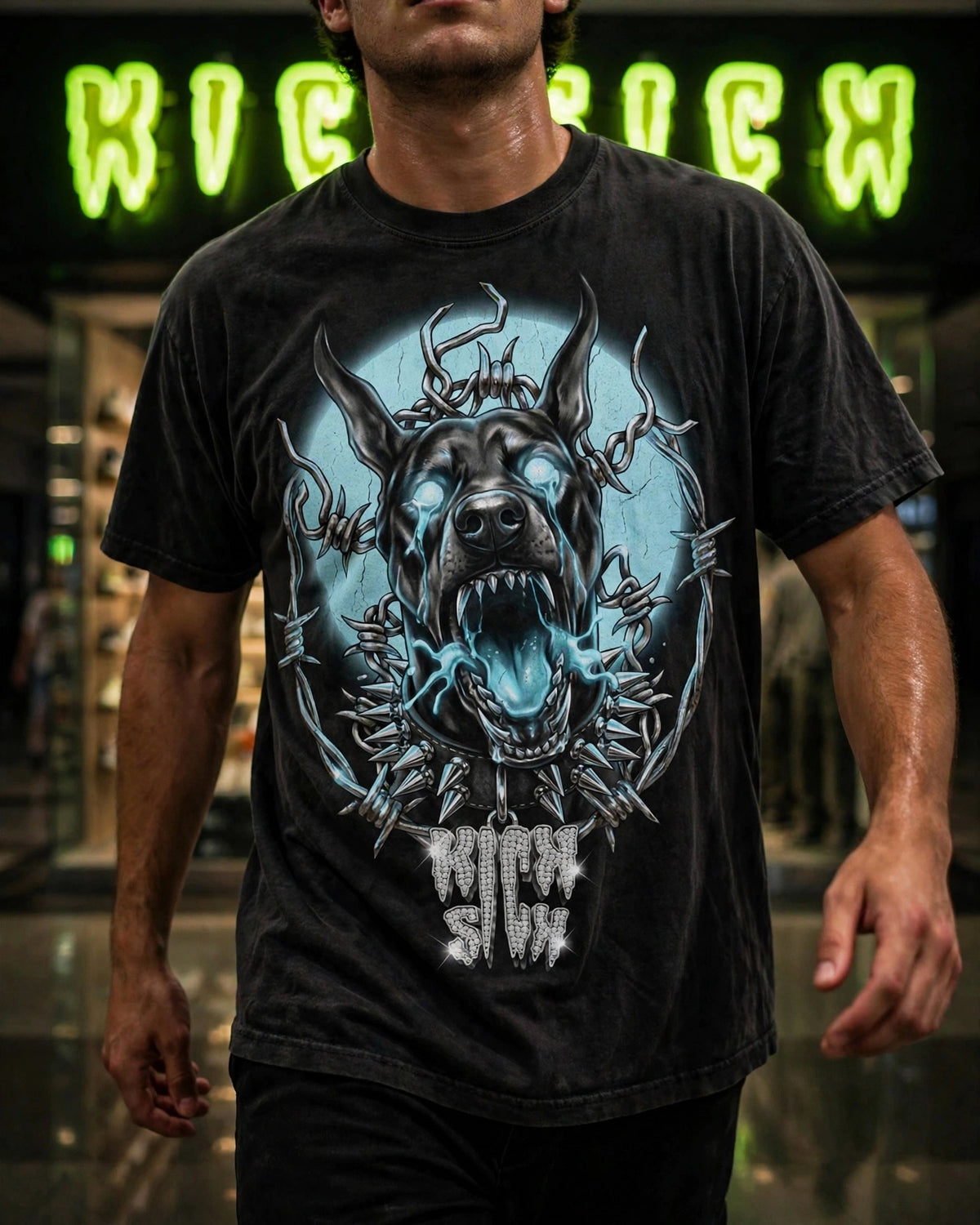 "Sick Dog" | Vintage Style Tee | UNC