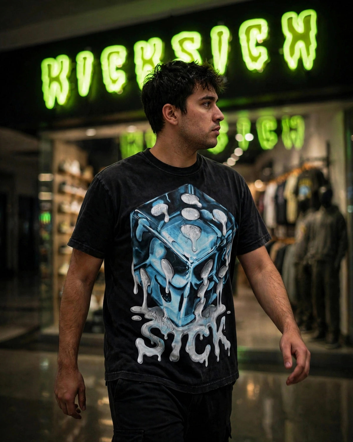 "Sick Luck" | Vintage Style Tee | UNC