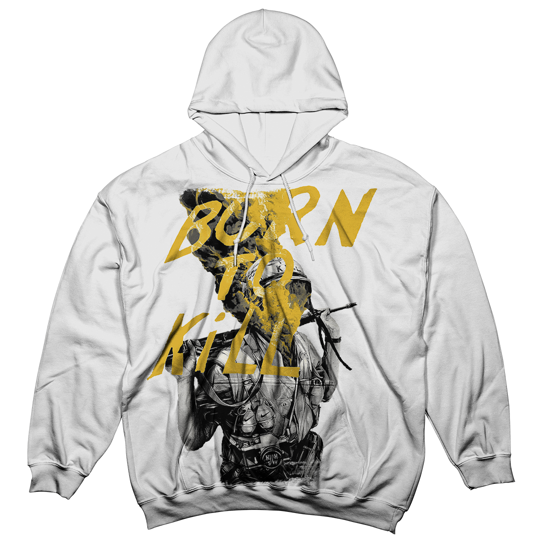 "Yellow Ochre 6 Born to Kill" Hoodie