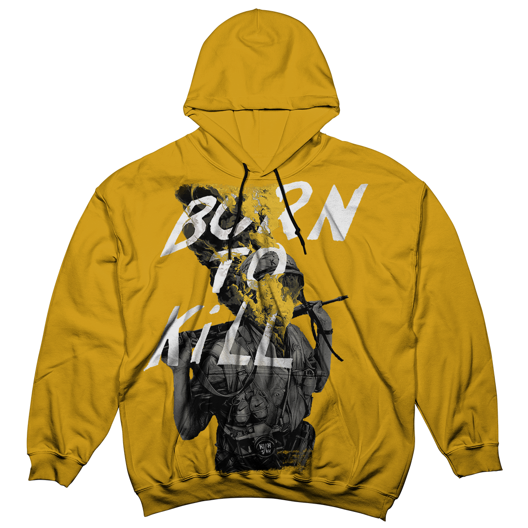 "Yellow Ochre 6 Born to Kill" Hoodie