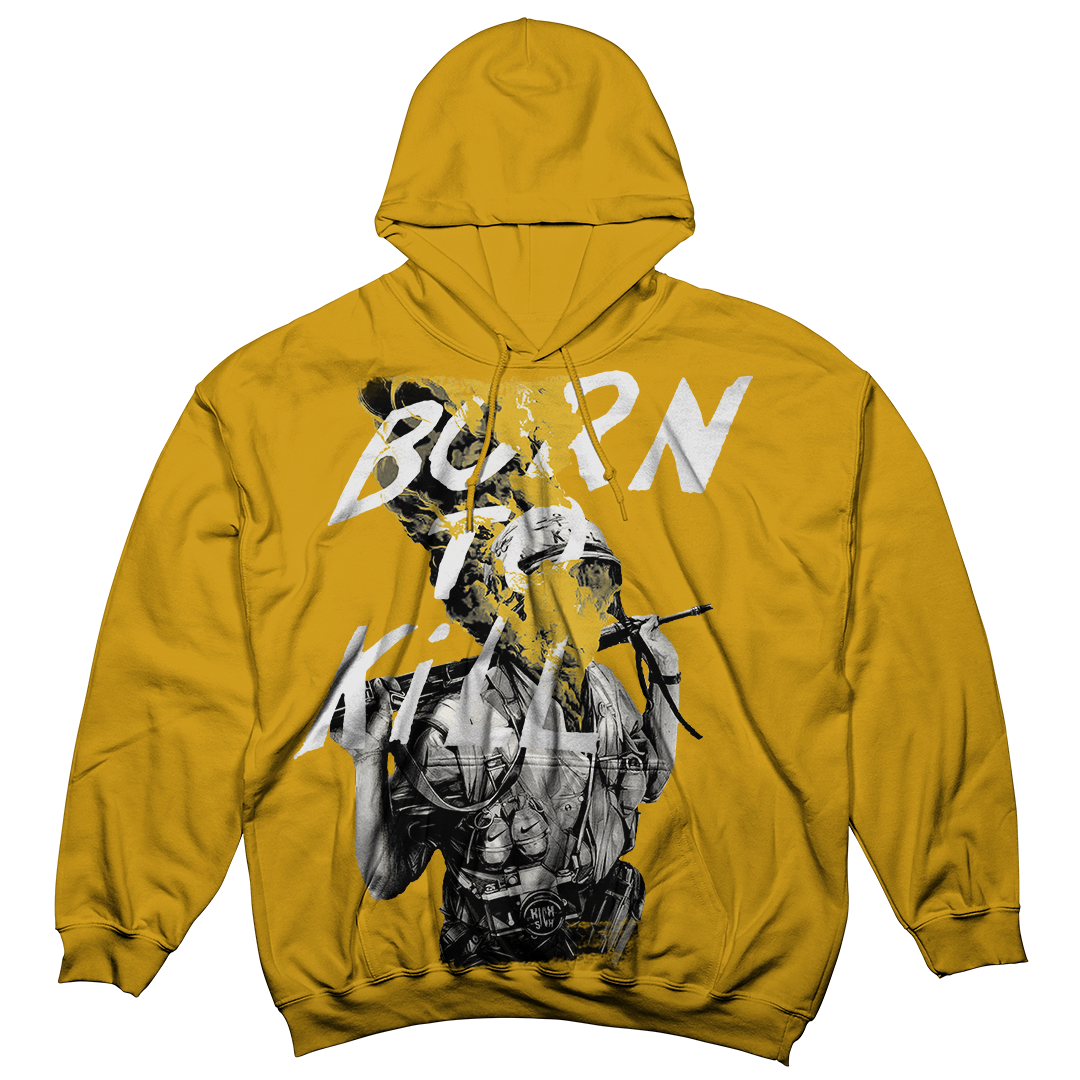 "Yellow Ochre 6 Born to Kill" Hoodie