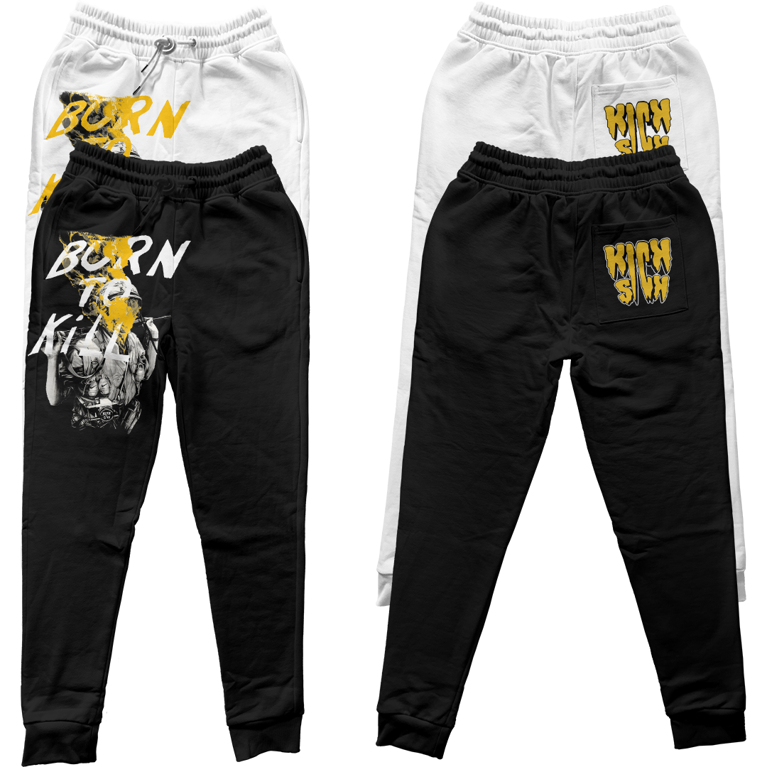 "Yellow Ochre 1 Born to Kill" Jogger Pants
