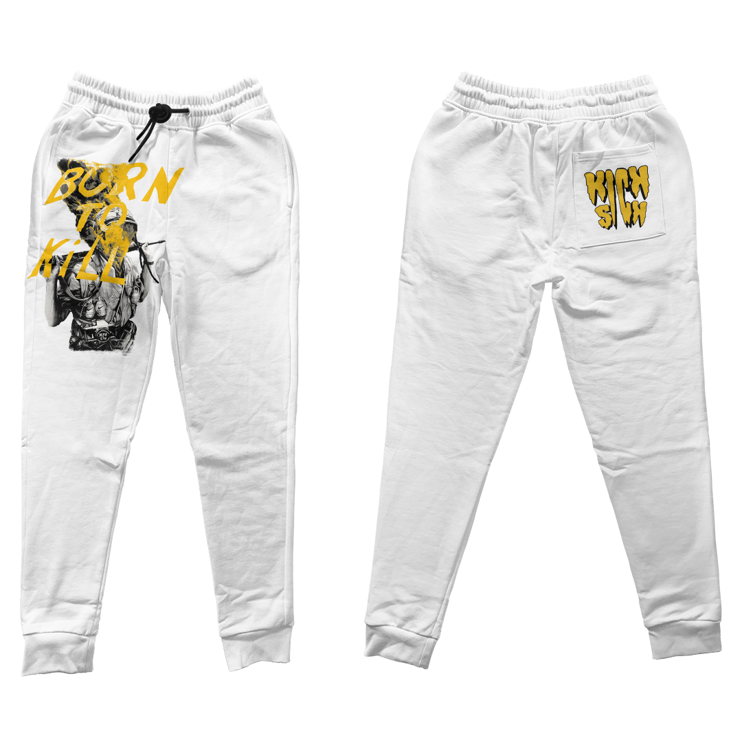 "Yellow Ochre 6 Born to Kill" Jogger Pants