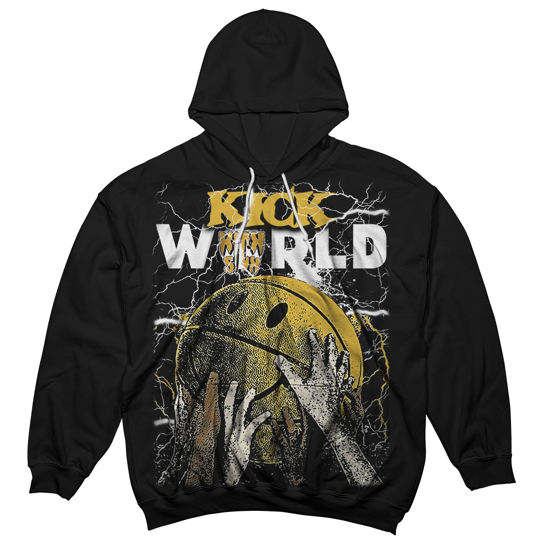 "Yellow Ochre 6 Kick World" Hoodie