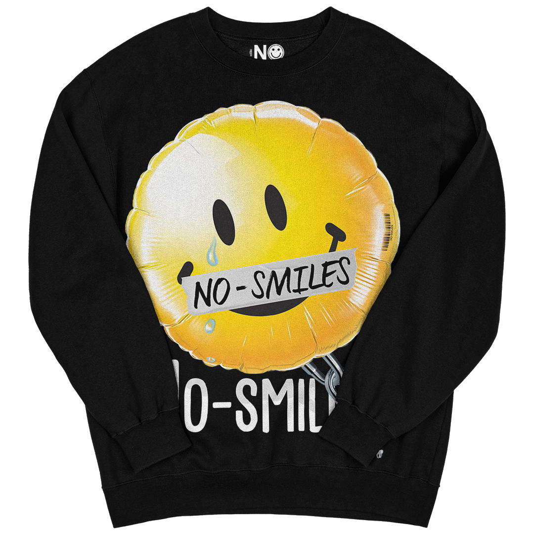 "Yellow Ochre 1 No Smiles" Crewneck Sweatshirt