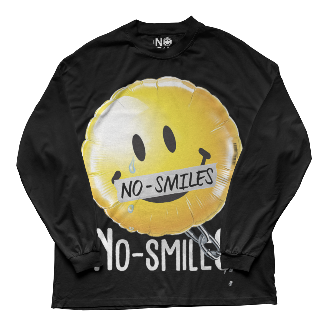 "Yellow Ochre 6 No Smiles" Long Sleeve Tee