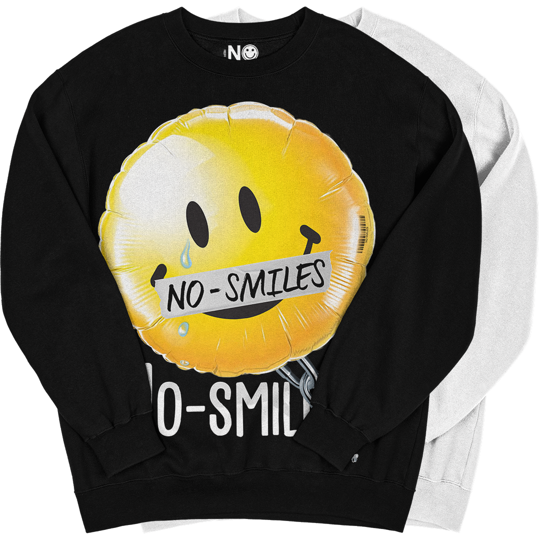 "Yellow Ochre 1 No Smiles" Crewneck Sweatshirt