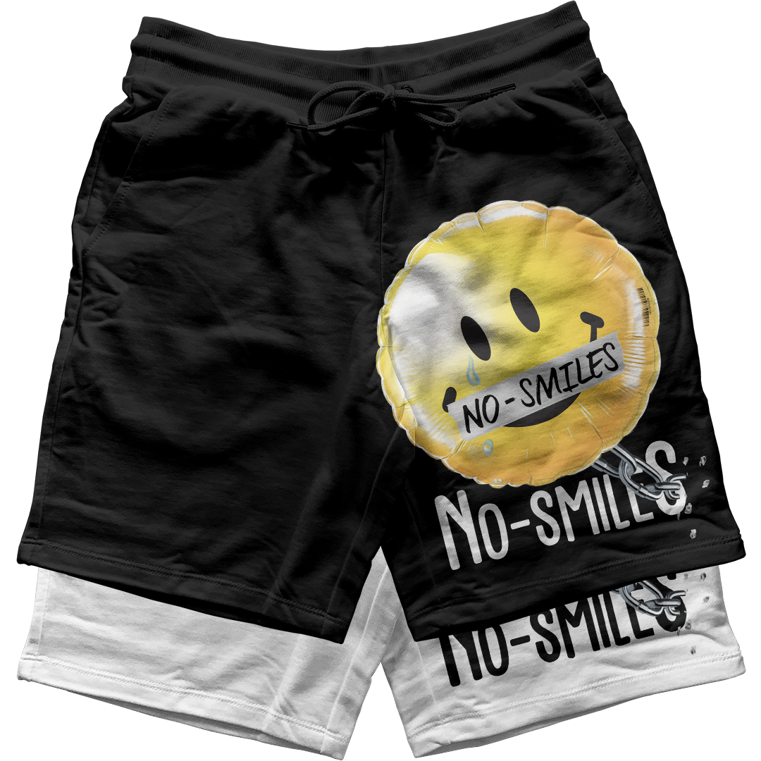 "Yellow Ochre 1 No-Smiles" Jogger Shorts
